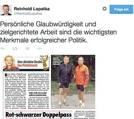 Es geht um Glaubwürdigkeit!